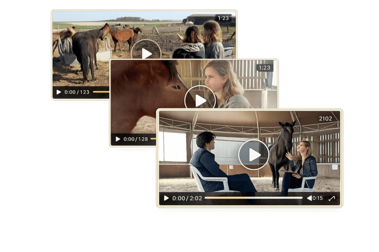 Video de formation equicoaching en ligne